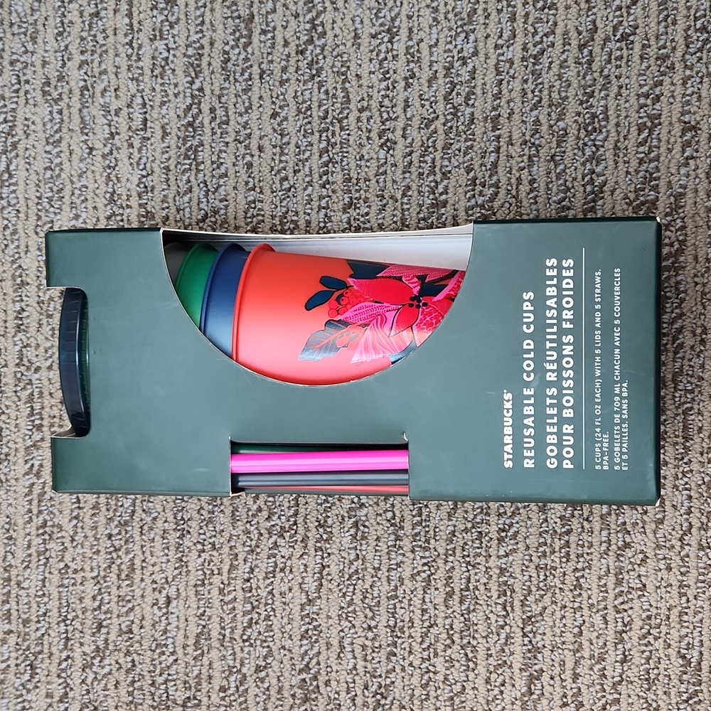 Starbucks Reusable Holiday Cold Cups